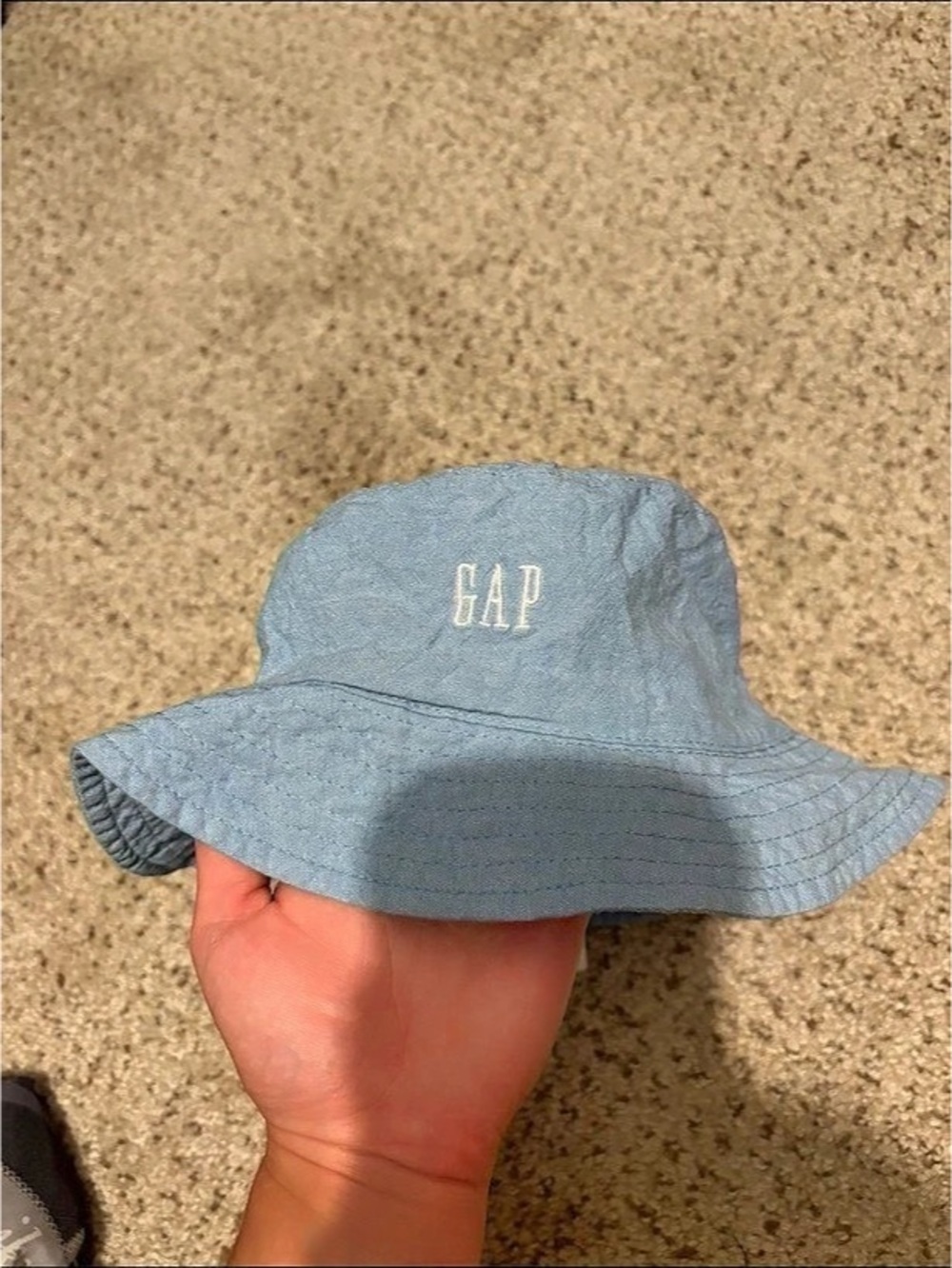 Gap Kids Logo Bucket Hat in Blue